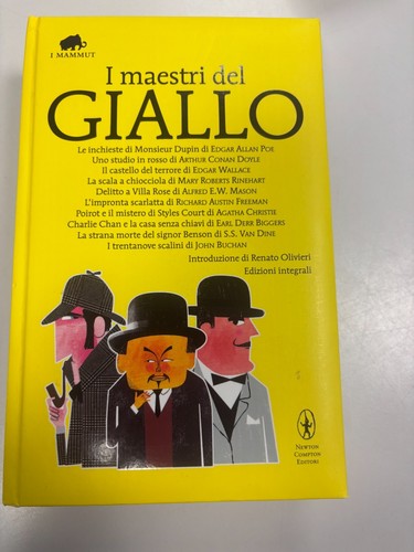 Libro maestri del giallo - libro,